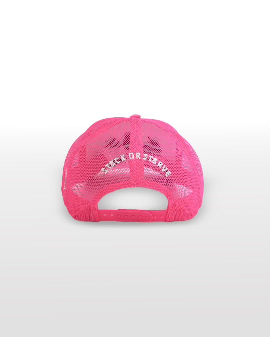 S.O.S Pink Trucker Cap