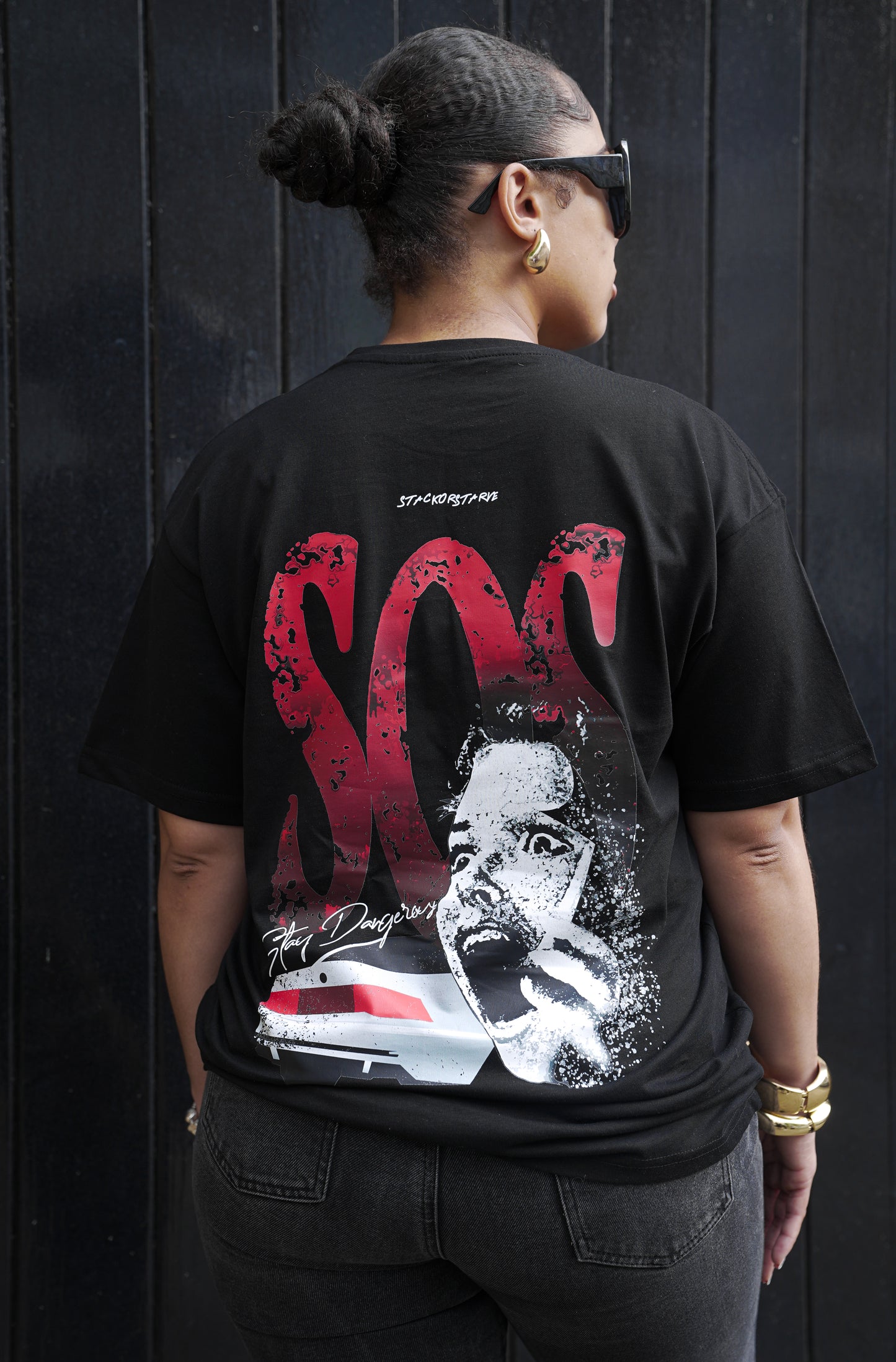 “Stay Dangerous” Black T-Shirt