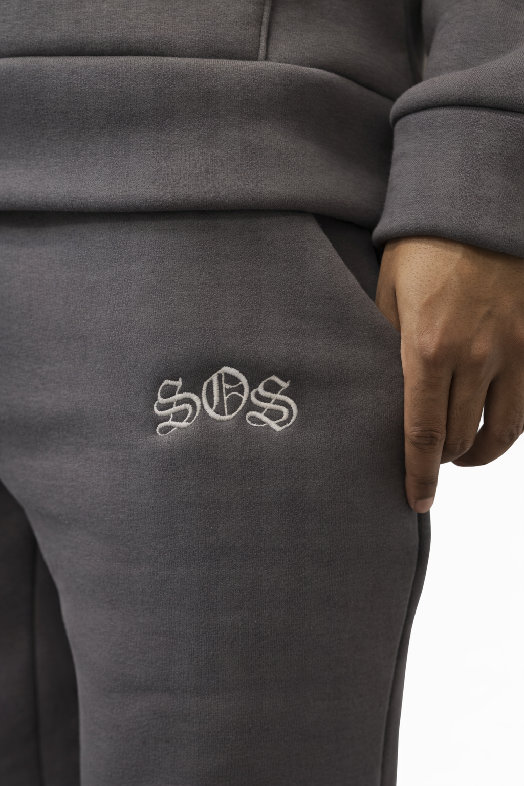 Oversized SOS Quarter Zip Tracksuit