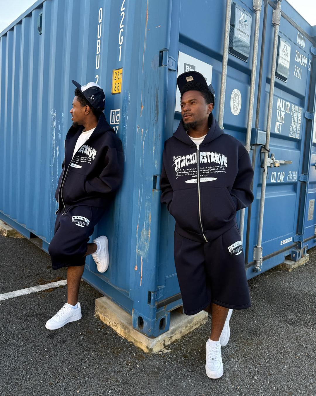 Signature Hoodie And Shorts Set