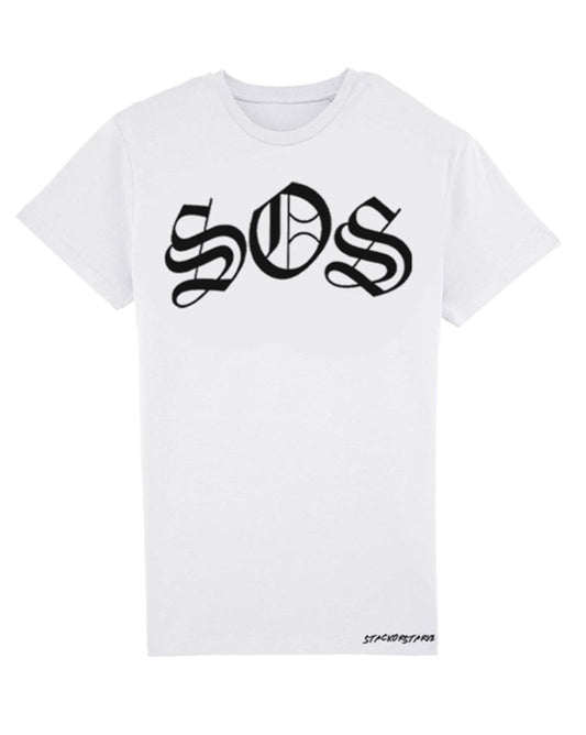 SOS White T-Shirt